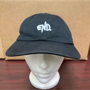 E.N.D. Emo’s Not Dead Black Strapback Dad Slouch Hat Cap Adjustable